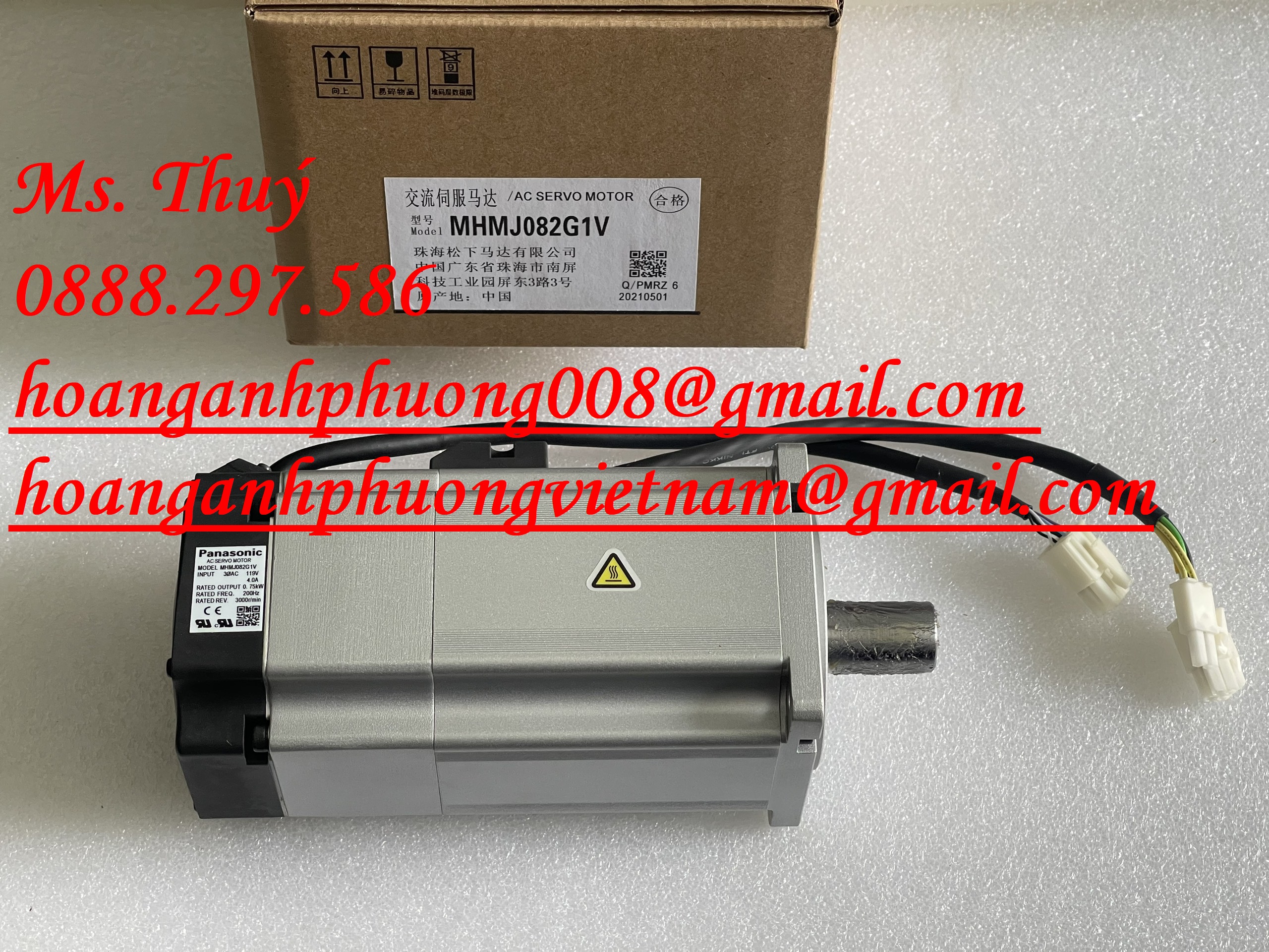 Bộ động cơ chính hãng - Panasonic MSMJ082G1V - Toàn Quốc